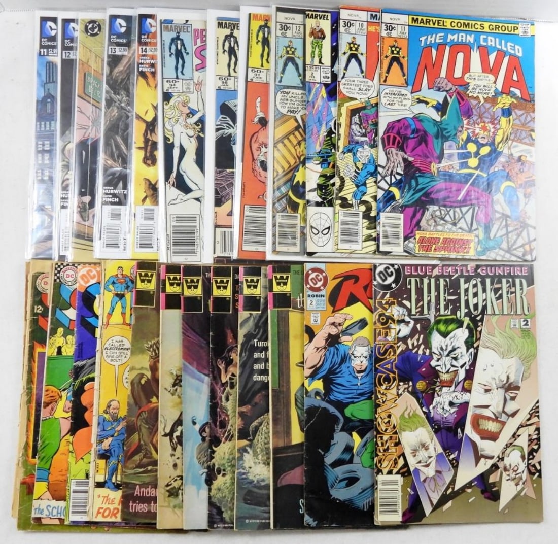 (24) COMIC BOOKS DC & MARVEL MIXED LOT (1 of 2)