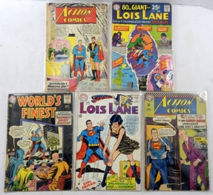 (5) VINTAGE DC COMICS - LOIS LANE 12c