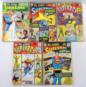 (5) DC GIANT 80pg COMIC LOT