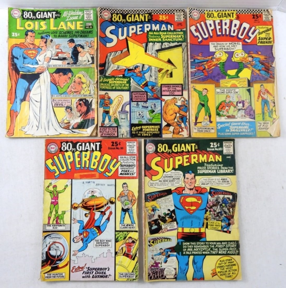 (5) DC GIANT 80pg COMIC LOT (1 of 2)