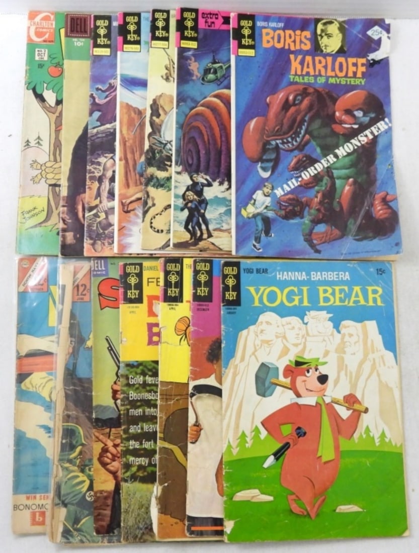 (14) DELL, GOLD KEY & CHARLTON: ALL DIFFERENT VINTAGE LOT