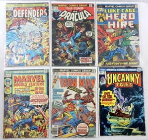 (6) VINTAGE MARVEL COMICS w/KEY