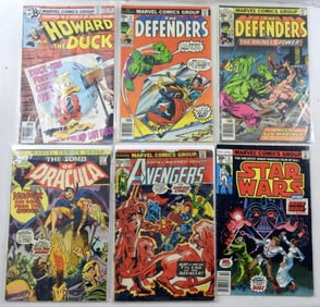 (6) VINTAGE MARVEL COMICS w/KEY