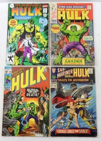 (4) MARVEL COMICS w/INCREDIBLE HULK