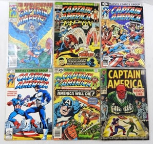 (6) CAPTAIN AMERICA COMICS w/KEY