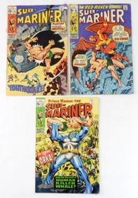 (3) MARVEL SUB-MARINER 15c COMICS