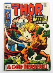 SILVER MARVEL THE MIGHTY THOR # 166