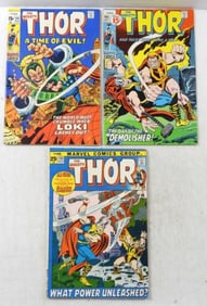 (3)BRONZE MARVEL THE MIGHTY THOR # 191-193