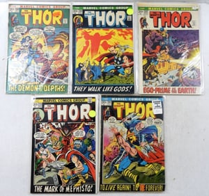 (5)BRONZE MARVEL THE MIGHTY THOR #201-205