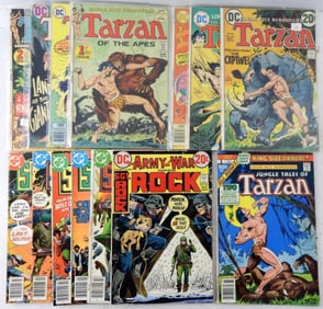 (6) SGT ROCK (8) TARZAN DC COMICS LOT