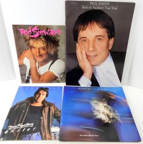 (4) TOUR BOOKS: PAUL SIMON, McCARTNEY