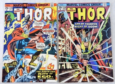 (2) BRONZE THE MIGHTY THOR #228 & #229