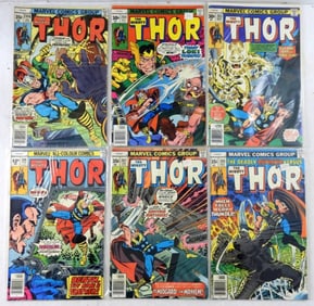 (6) BRONZE MARVEL THE MIGHTY THOR #263-268