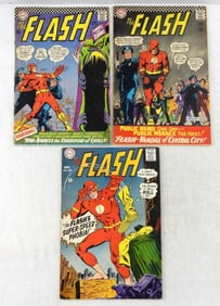 (3) SILVER DC THE FLASH #162,#164,#182