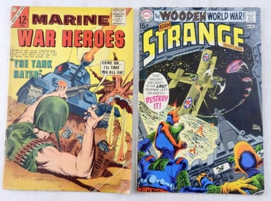 (2) VINTAGE COMICS DC ADAM STRANG#225& MORE