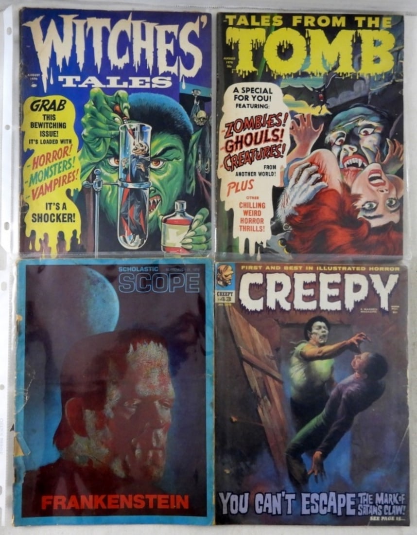 (4) 1970'S MONSTER MAGAZINES (1 of 2)