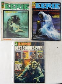 (3) EERIE  MAGAZINE #24,#37 & 1971 ANNUAL