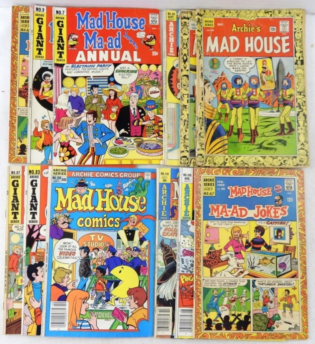 (13) MAD HOUSE COMIC LOT (1 of 3)
