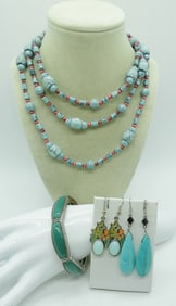 SOUTHWEST STYLE FASHION JEWELRY SET