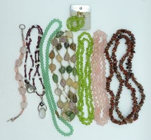 (8) NATURAL GEMSTONE LOT