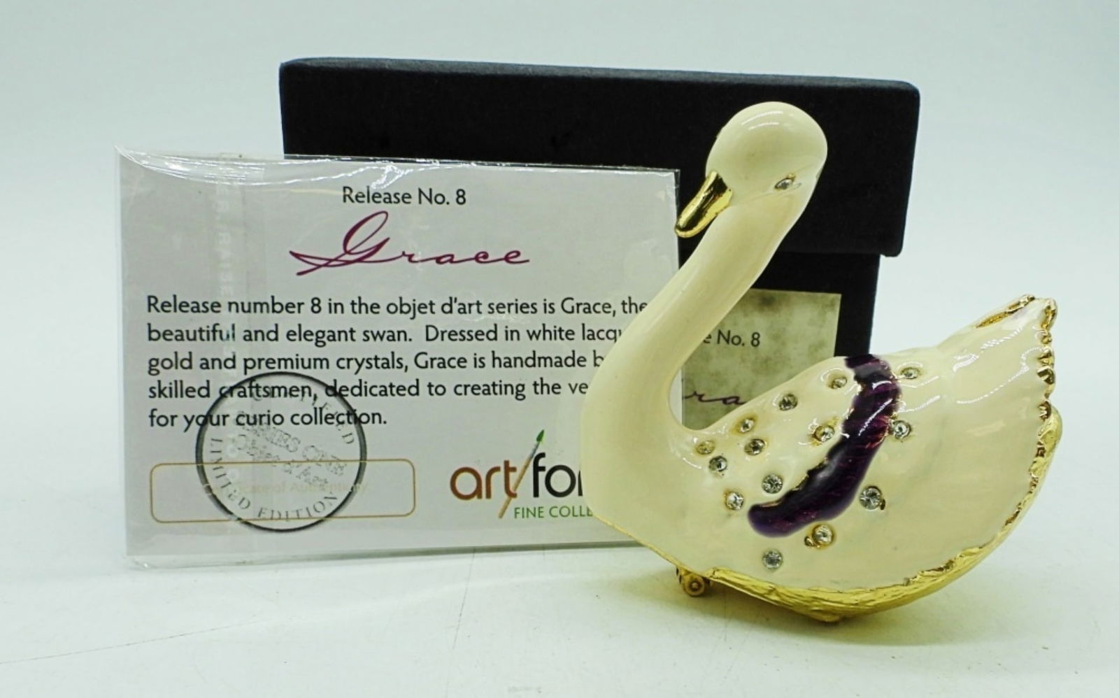 SWAROVSKI SWAN TRINKET BOX (1 of 5)