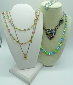 COLORFUL NECKLACES & BRACELET
