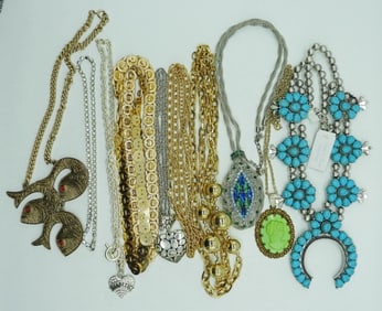 (10) FASHION NECKLACES