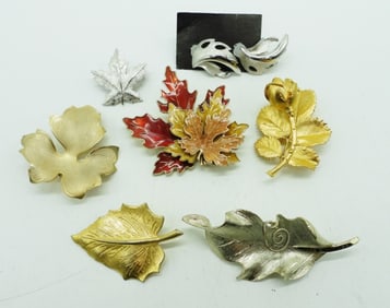 CORO & TRIFARI BROOCHES & EARRINGS
