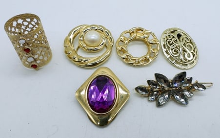 (6) SCARF & HAIR ACCESSORIES-VINTAGE