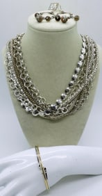 LADIES SILVER TONE FASHION LOT