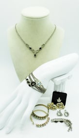 VTG RHINESTONE JEWELRY LOT