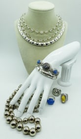 GLASS BEADED FASHION NECKLACE & MORE