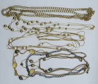 4 MULTI STRAND NECKLACES