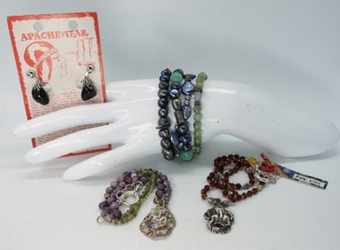 APACHE TEAR & OTHER GEMSTONE JEWELRY