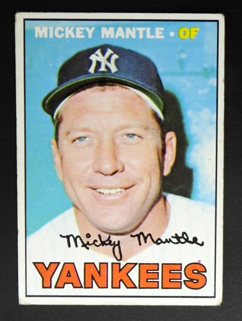 1967 TOPPS #150 MICKEY MANTLE (1 of 2)
