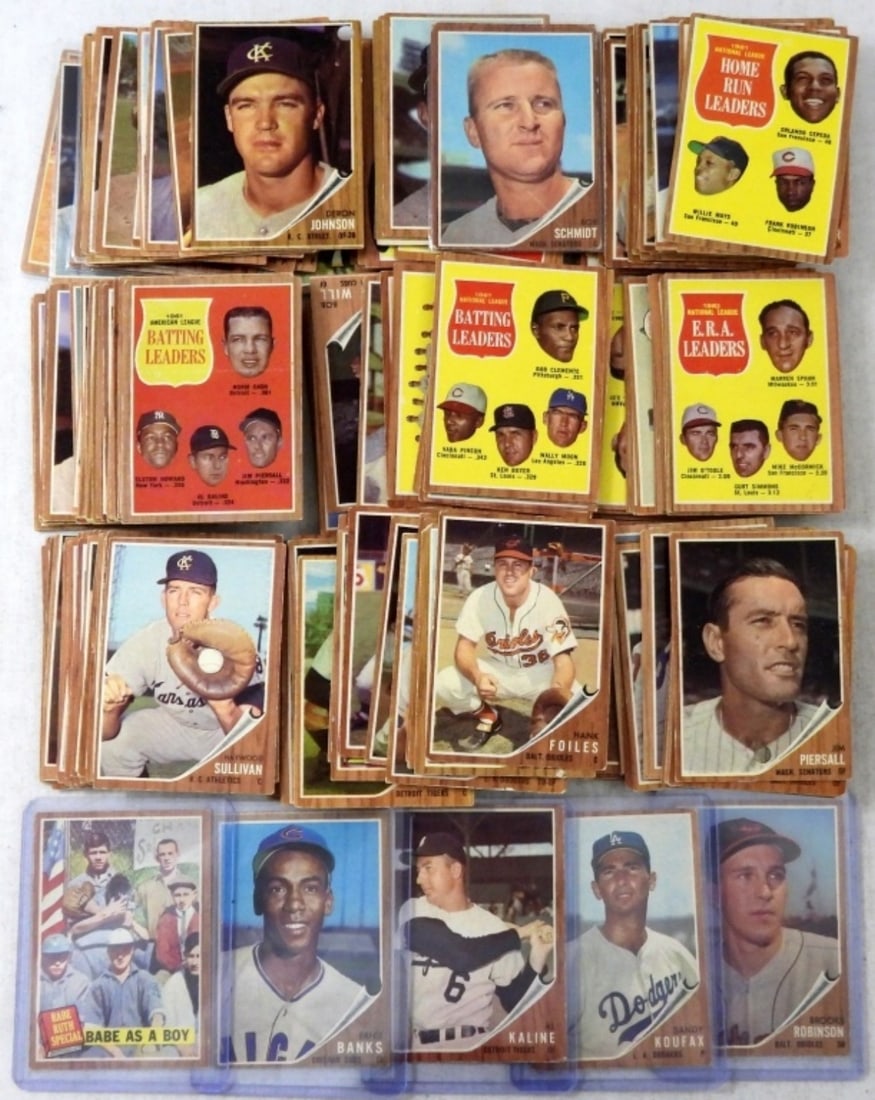 (263) 1962 TOPPS BASEBALL CARDS (1 of 3)