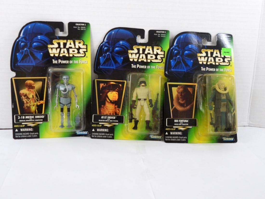 (3)1996 STAR WARS  FIGURINES,BIB FORTUNA & MORE (1 of 2)
