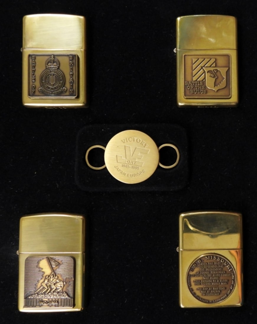 UNFIRED 1994 ZIPPO WORLD WAR II A REMEMBRANCE COLL (1 of 4)