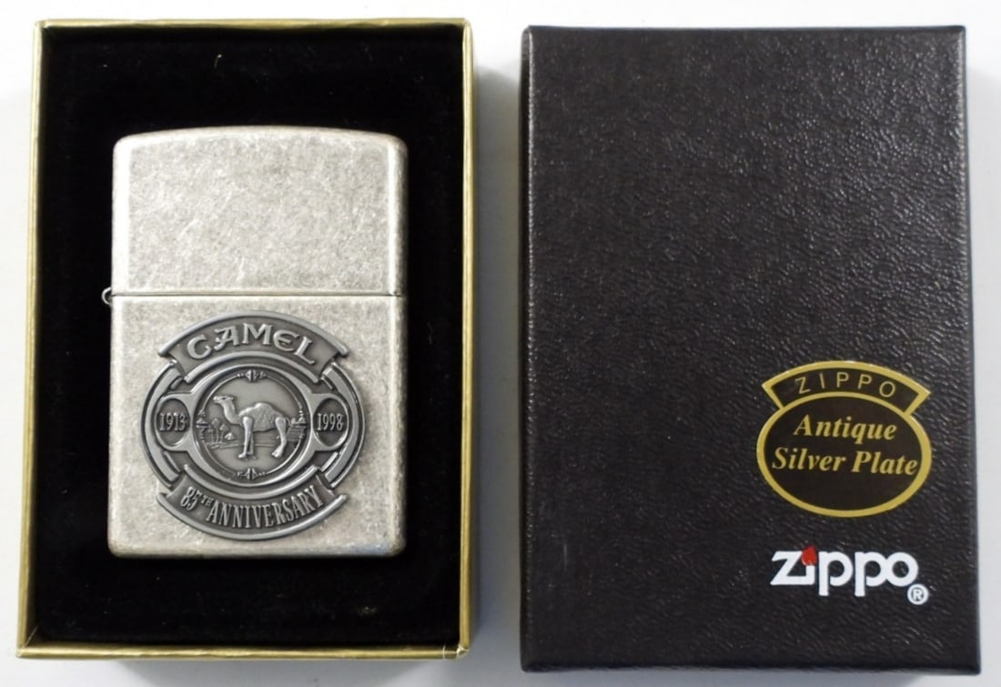 SEALED 1998 ZIPPO CAMEL 85TH ANNIVERSARY LIGHTER (1 of 3)