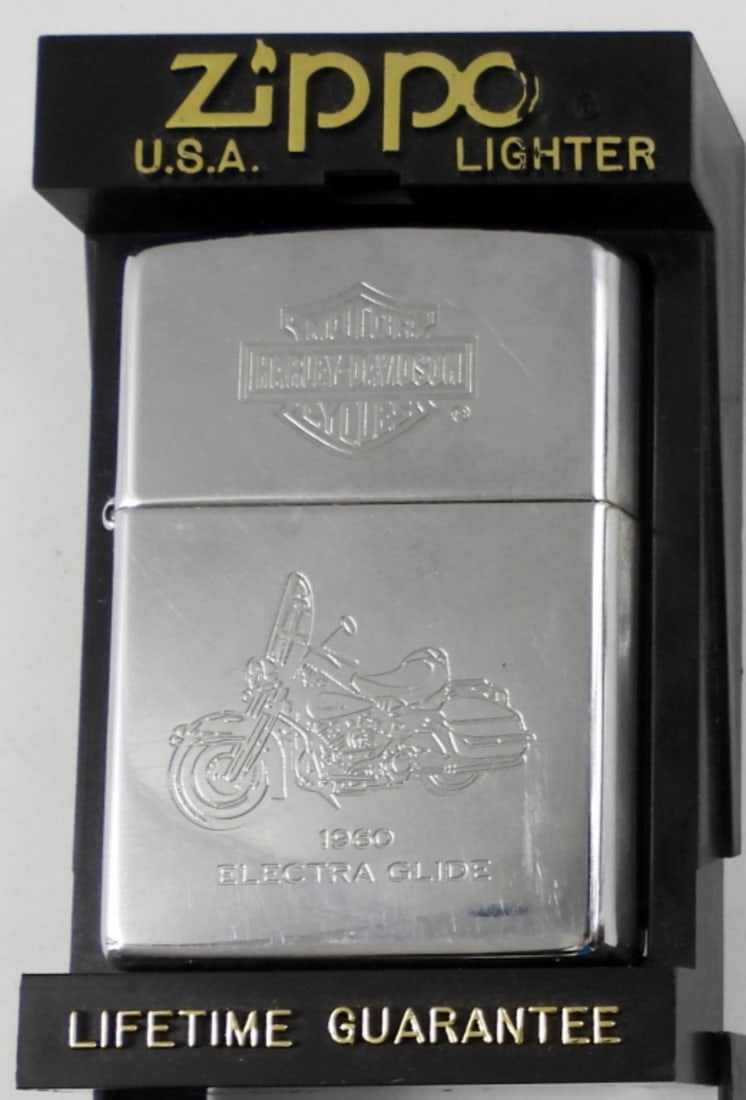 SEALED 1998 ZIPPO HARLEY-DAVIDSON 1960 ELECTRA GLI (1 of 3)