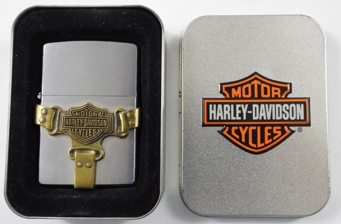 SEALED 1998 ZIPPO HARLEY-DAVIDSON LIGHTER (1 of 3)