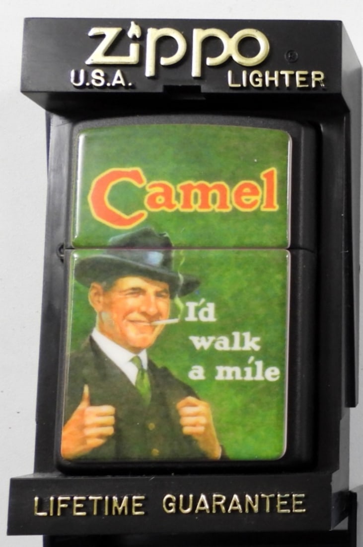 UNFIRED 1997 ZIPPO CAMEL LIGHTER (1 of 4)