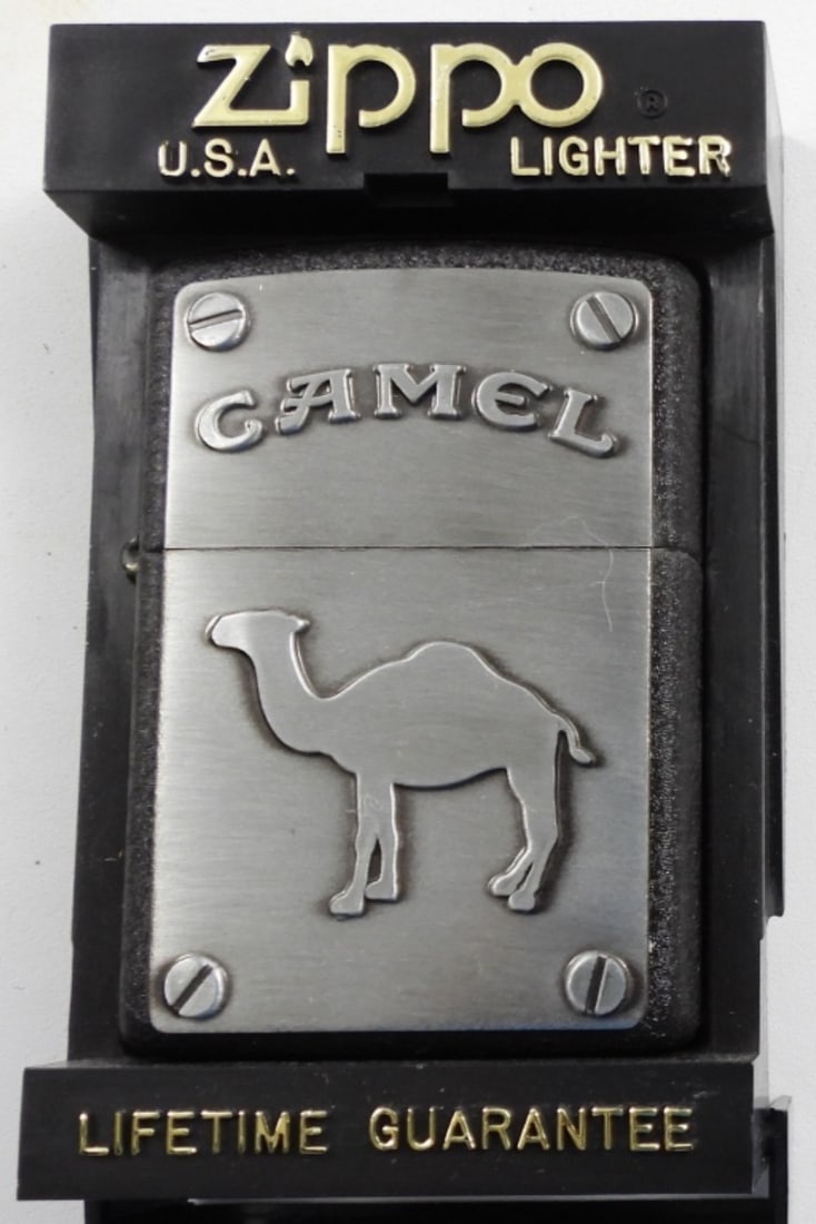 UNFIRED 1998 ZIPPO CAMEL MATTE BALCK (1 of 4)