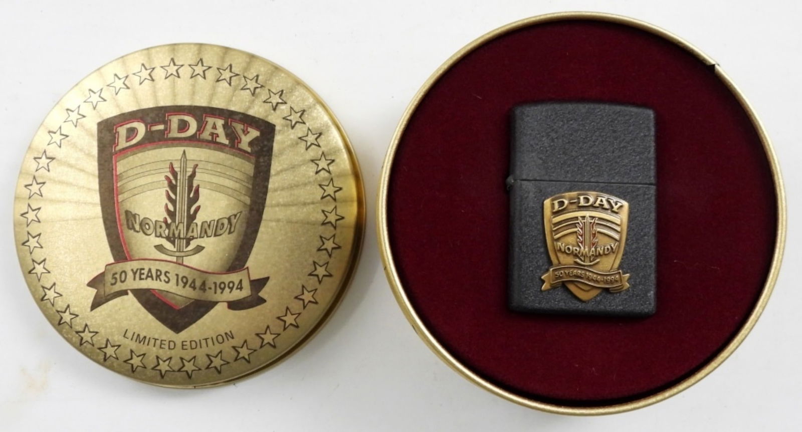 Zippo D Day Normandy 50 Years 1944 1994 Lighter Limited