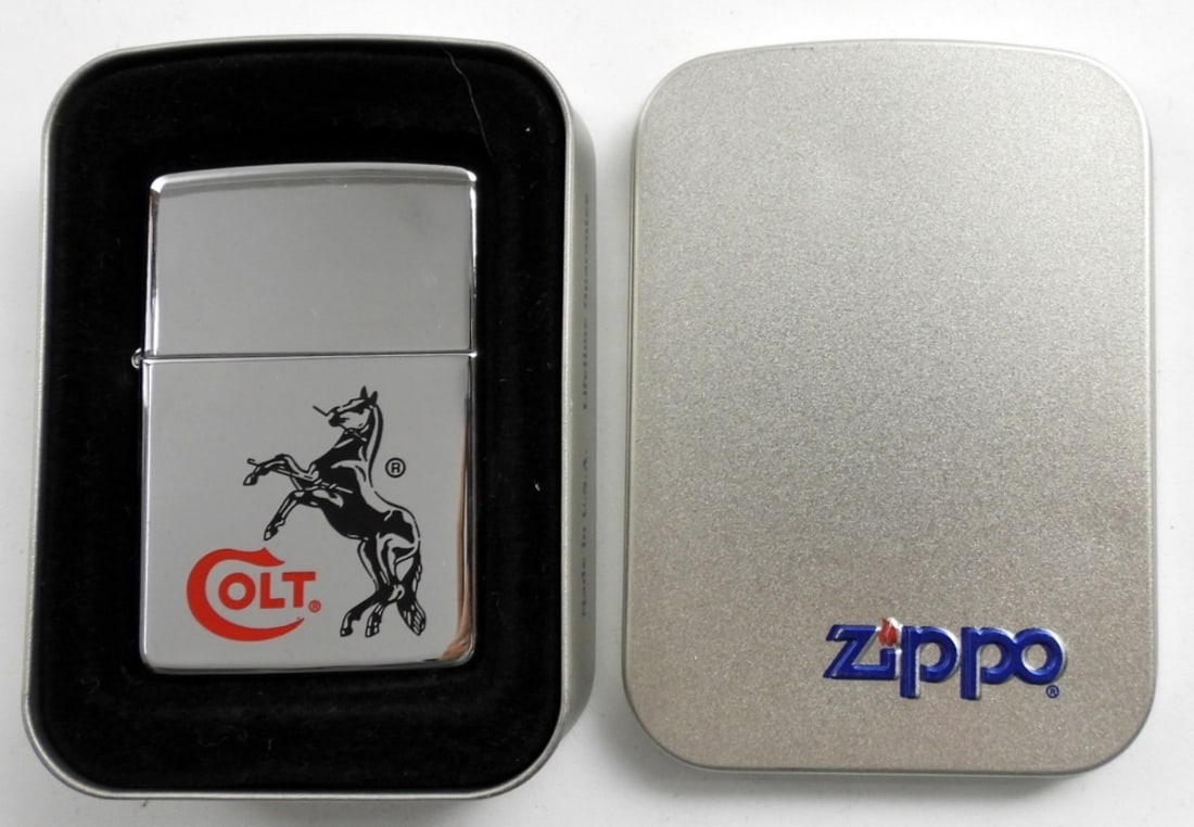 1996 SEALED /UNFIRED COLT HORSE  ZIPPO (1 of 3)