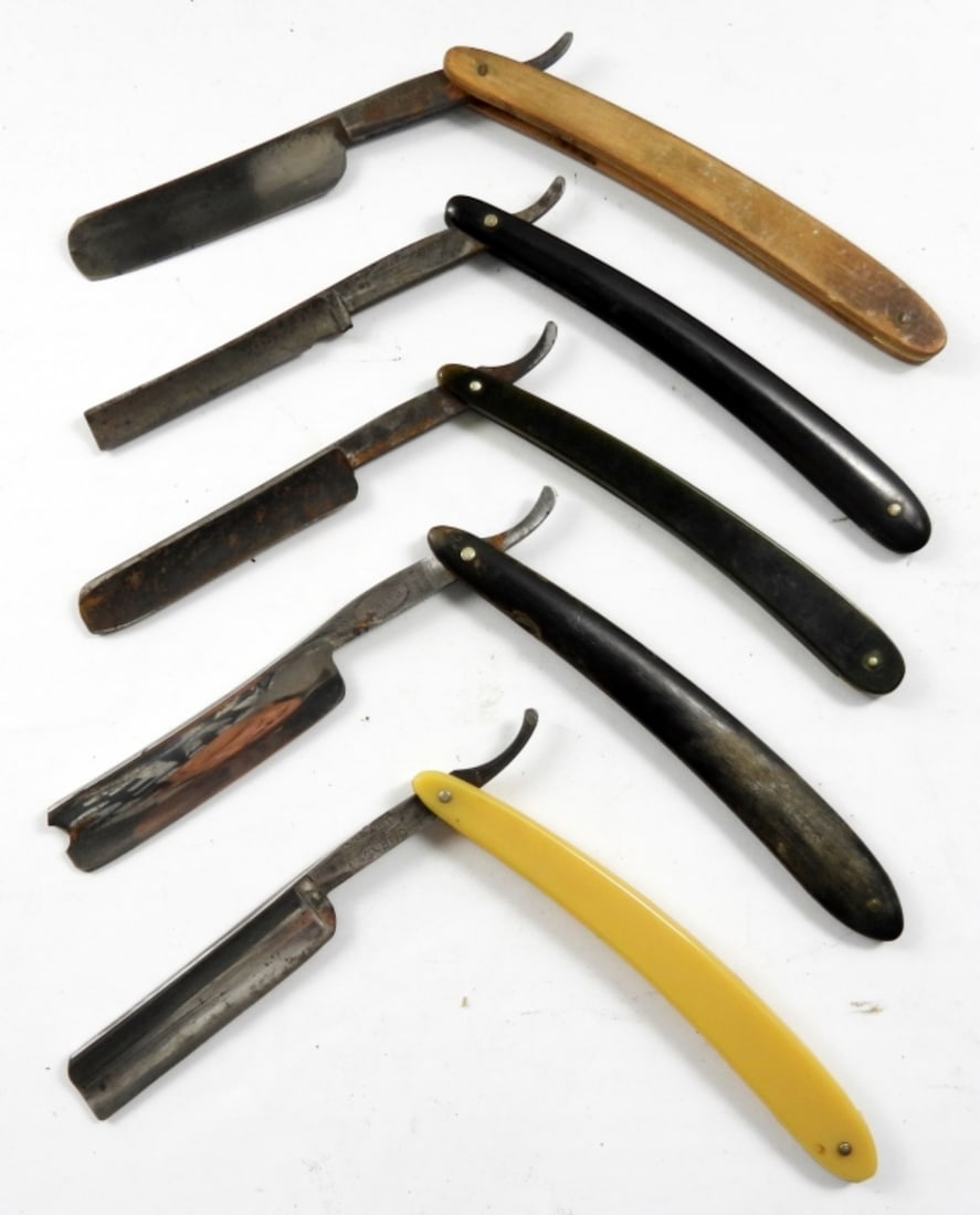 5 VTG RAZORS & 2 COFFIN BOXES (1 of 5)