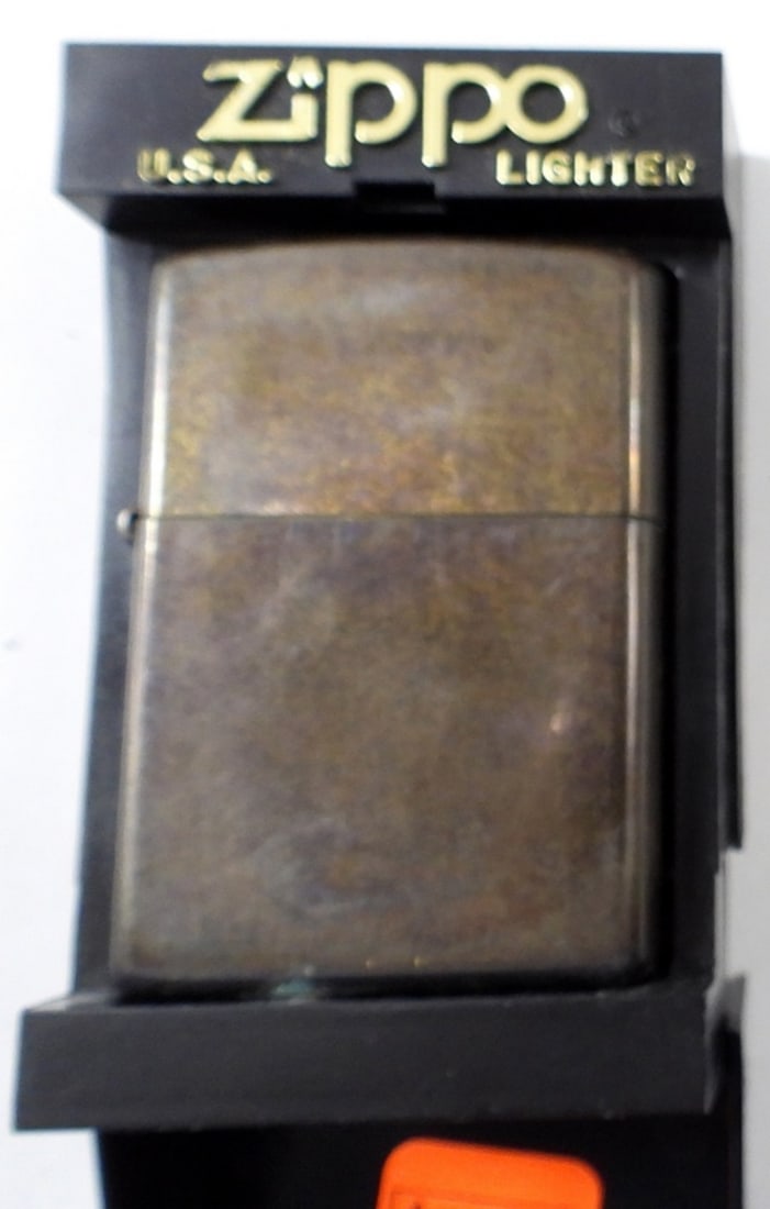 2001 UNFIRED BRASS ZIPPO LIGHTER (1 of 4)