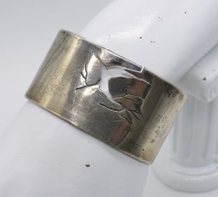 UNIQUE STERLING CUFF BRACELET