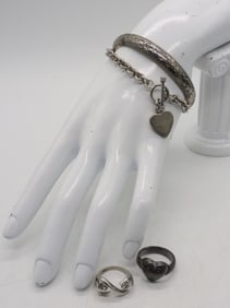 VTG RINGS & BRACELETS - STERLING