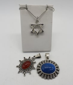 ESPO/SIG, MEXICO STERLING PENDANTS